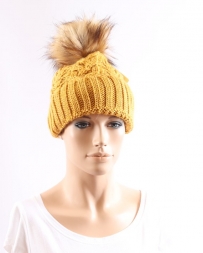 Just 1 Time® Ladies' VHI Faux Fur Pom Beanie