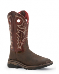 R. Watson Boots® Men's Adobe Brown/Cherry Boot