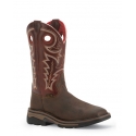 R. Watson Boots® Men's Adobe Brown/Cherry Boot