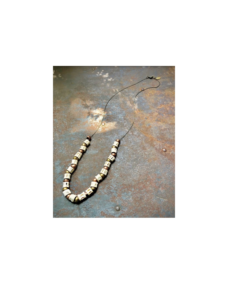 Astali Men s Fish Vertebrae Necklace Fort Brands