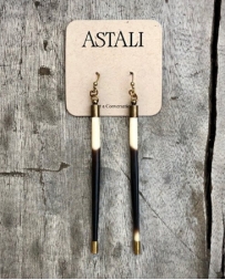 Astali® Ladies' Porcupine Quill Earrings