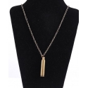 Astali® Ladies' Brass Bullet Casing Necklace