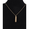 Astali® Ladies' Brass Bullet Casing Necklace