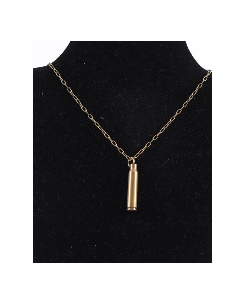 Astali® Ladies' Brass Bullet Casing Necklace - Fort Brands
