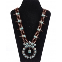 Just 1 Time® Ladies' Copper Squash Blossom Necklace