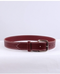 Texas Saddlery® Men's Burgundy Latigo Belt