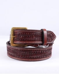 Texas Saddlery® Men's Western Choc Swirl Belt