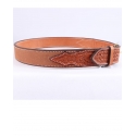 Texas Saddlery® Men's Saddle Tan Combo Belt