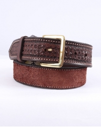 Texas Saddlery® Men's Chocolate Combo Belt