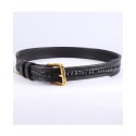 Texas Saddlery® Men's Swirl Black Tapered Belt