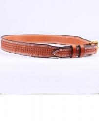 Texas Saddlery® Men's Tan Spider Tapered Belt