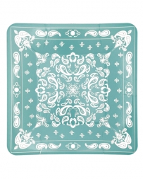 8Pk Dusty Bandana Dinner Plates