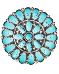 8pk Turquoise Cluster Dinner Plates