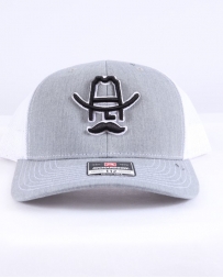 Cowboy Cool® Men's Hank 3D Cap Grey/White