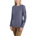 Carhartt® Ladies' LS Sleeve Logo Tee