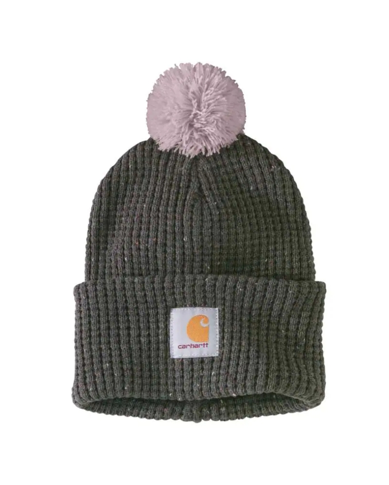 Carhartt® Ladies' Pom Pom Knit Beanie 