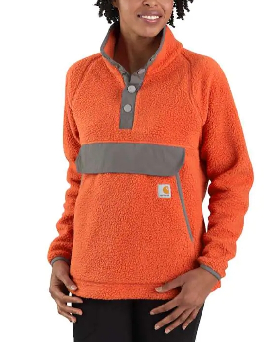 Carhartt Ladies 1 4 Snap Fleece Jacket Fort Brands