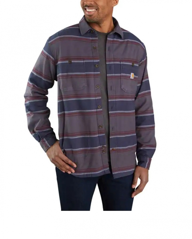 Carhartt® Men's Fleece Lined Flannel Shirt - Fort Brands