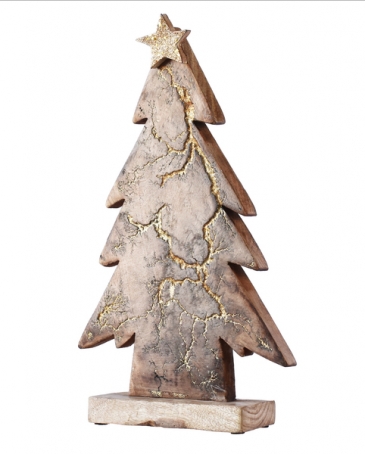 Midwest CBK® Aluminum & Wood Tree With Star