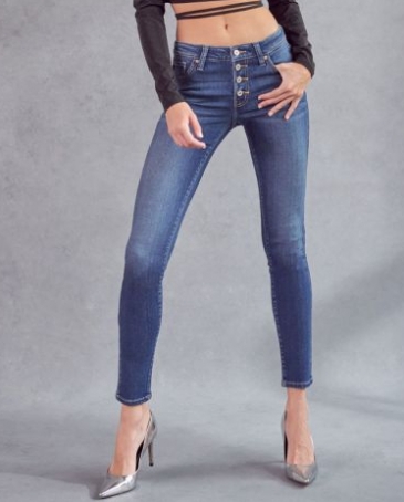 Kancan® Ladies' Mid Rise Super Skinny Jean