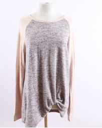 Kerenhart® Ladies' Comfy Knotted LS Top