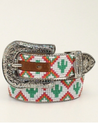 M&F Western Products® Girls' Beaded Cactus Belt