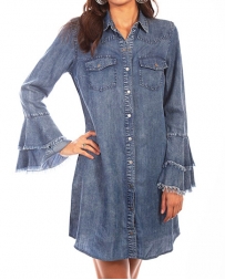 Scully Leather® Ladies' Western Denim Shirt Dress