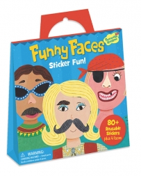 Just 1 Time® Kids' Funny Faces Sticker Tote