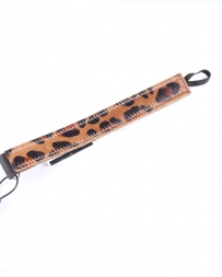 The Whole Herd® Cowhide Paci Clip Leopard