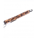 The Whole Herd® Cowhide Paci Clip Leopard