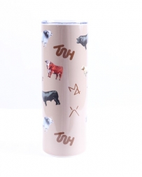 The Whole Herd® 20oz Tumbler Cows W/Brands