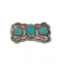 J. Alexander Rustic Silver® Mariposa Hat Pin W/Turq