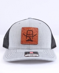 Cowboy Cool® Men's Hank Leather Patch Cap