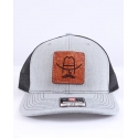 Cowboy Cool® Men's Hank Leather Patch Cap