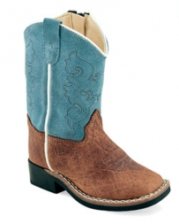 Old West® Girls' Toddler Square Toe Boot