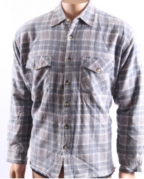 Volume Apparel® Men's LS Quilt Lined Flannel Shirt