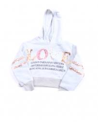 Volume Apparel® Girls' Love Sequin Hoodie