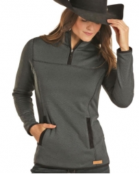 Powder River Outfitters Ladies' Black Diamond Jaquard Pullover