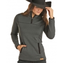Powder River Outfitters Ladies' Black Diamond Jaquard Pullover