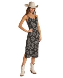 Rock and Roll Cowgirl® Ladies' Boot Stitch Midi Dress