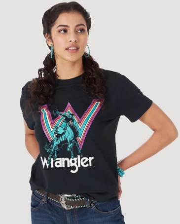 Wrangler® Ladies' Relaxed Fit Logo Tee