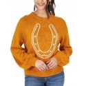 Wrangler Retro® Ladies' LS Horseshoe Sweater