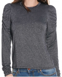 Wrangler Retro® Ladies' Shimmer Puff Sleeve Top