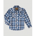Wrangler Retro® Boys' LS Snap Plaid Shirt