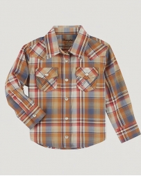 Wrangler® Boys' Infant LS Plaid Shirt