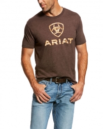 Ariat® Men's SS Logo Tee Brown