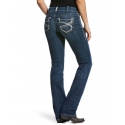 Ariat® Ladies' R.E.A.L. Mid Rise Stretch Ivy Stackable Straight Leg Jean