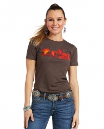 Ariat® Ladies' Farm Type Tee Brown