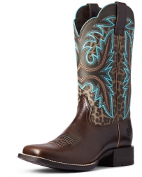 Ariat® Ladies' Lonestar Chocolate/Leopard Boot