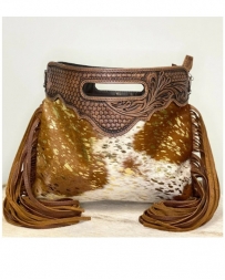 American Darling Ladies' Hand Tooled Hair On Bag